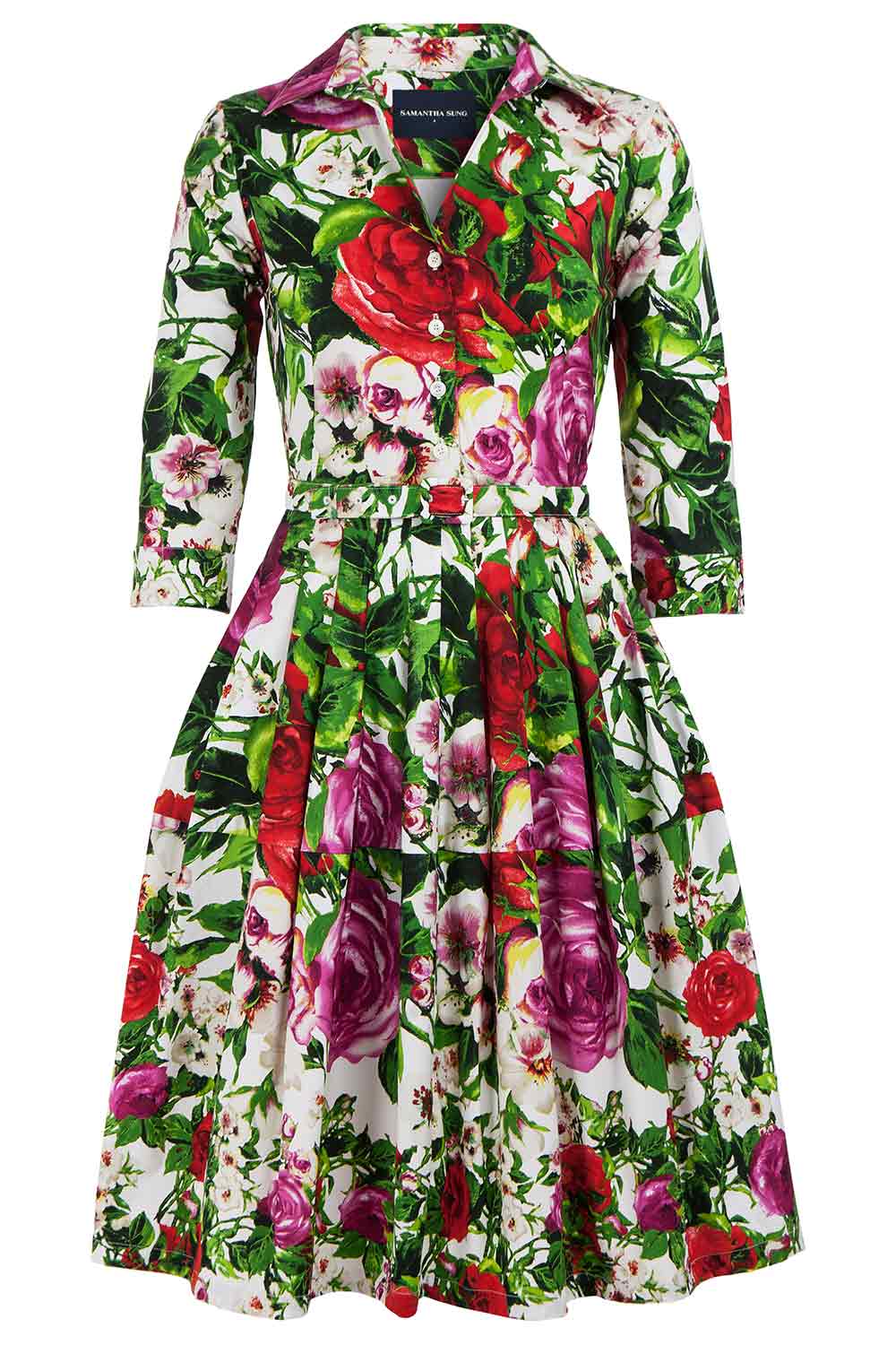 Claire Rose Garden Shirt Dress – Tiffany Boutique Cyprus